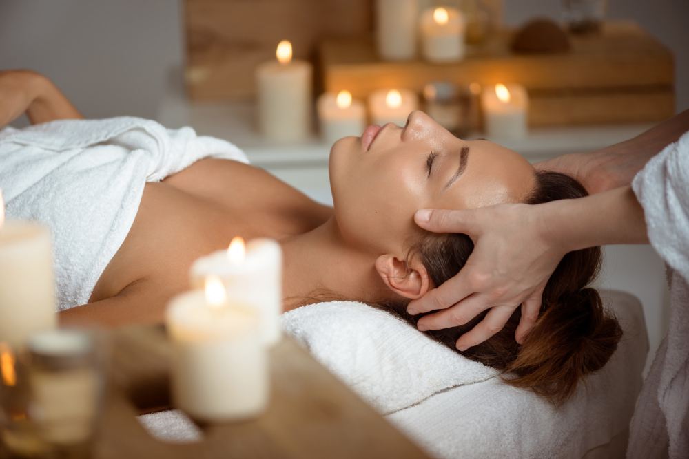 Facial treatment at Treat Day Spa